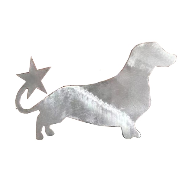 Dachs Dachshund Stjerne Juletrepynt, 17x15cm Juletre Hjemmepynt