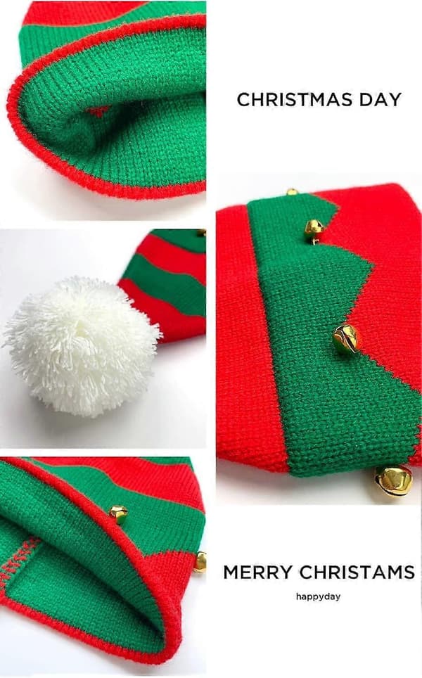 Julstickade Mössor - Tomte Stickad Mössa Jultomte Stickad Mössa