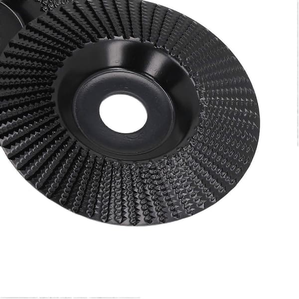 3-pack Träsnideriskiva Set Kolstål Plan Lutning Båge Träslipskiva för Vinkelslip 125mm