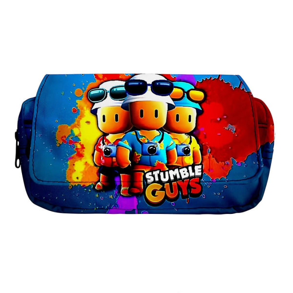Stumble Guys Pencil Case School Student Box Stationery Bag Pen Bag Gifts