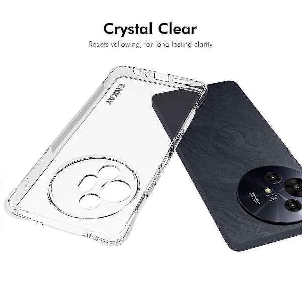 ENKAY HAT PRINCE Transparent TPU-fodral för TCL 50 Pro NxtPaper 5G/TCL 50 NxtPaper 5G