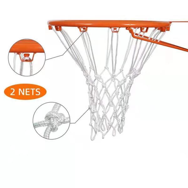 Kraftigt basketnät i polyester - 5,0 mm tjockt