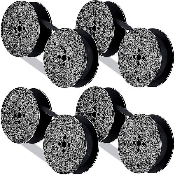 4-pack skrivmaskinsbandspolar skrivmaskinsband bläckspolar bläckersättningsdel för skrivmaskin (svart)