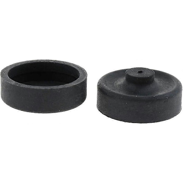 10 stk Gummikoppdeler Membran Luftpumpe For Akvarium Fiskepumpe Erstatning, Svart, 2