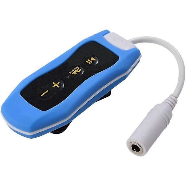 Bærbar FM Radio Dykning MP3 Musikafspiller IPX8 Vandtæt Genopladelig USB2.0 Med Vandtætte Hovedtelefoner Egnet Til Svømning Og Løb