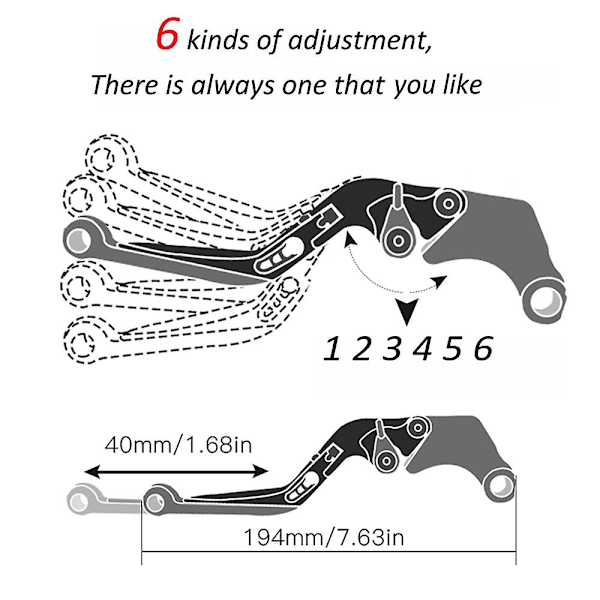 2023 For Honda Sh300 Sh300i Sh300 I Sh 300 300i 2008-2022 2021 2020 Motorsykkel Bremse Clutch Spak Håndtak Håndtak