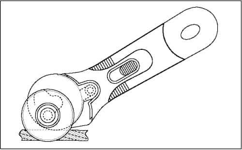 KDS RT-45 Grip Fit Roterende 45 Kutter (1x blad)
