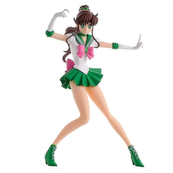 Anime Sailor Moon Figur Tsukino Usagi Hino Rei Aino Minako Mizuno Ami Actionfigurer Handgjorda leksaker Kawaii modellprydnader Aino Minako
