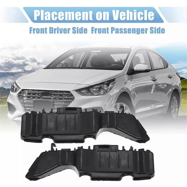 1 par frontkofangerbeslag til Hyundai Accent 2012-2017