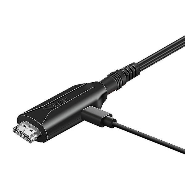 HDMI-SCART-kaapeli 1 metriä pitkä, suora liitäntä, kätevä muuntaminen Fg