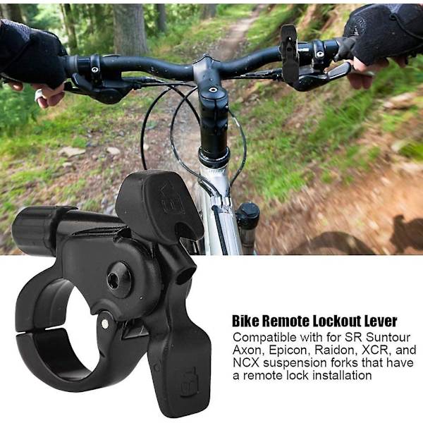 Mountain Bike Line Control Etupyörän Etälukitusvipu Kaasuhaarukan Lukituskytkin Varaosat