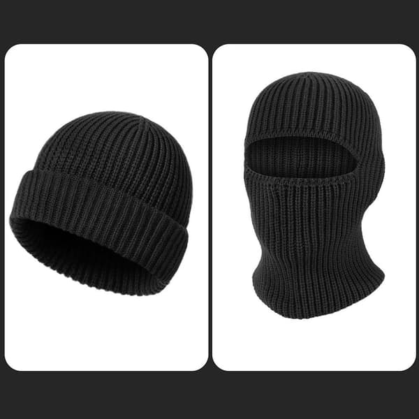 Balaclava / Mössa i akrylfiber - Svart
