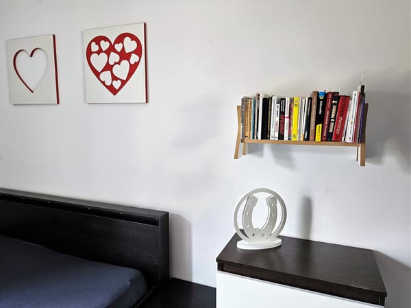 Hestesko på stativ - MDF-dekorasjon