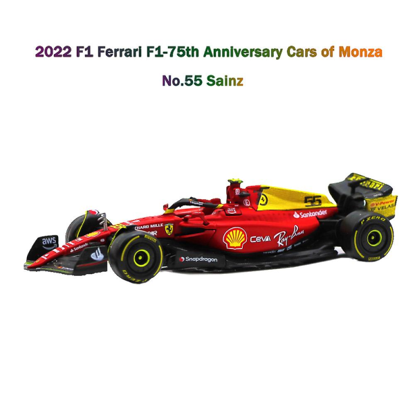 2024 F1 Bil Ferrari F1 75 Racing #16 Leclerc #55 Hälsa 2024-F1-75 no.16