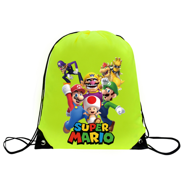 Super Mario Gym Bag Rygsæk med Sko Julegave Skoletaske