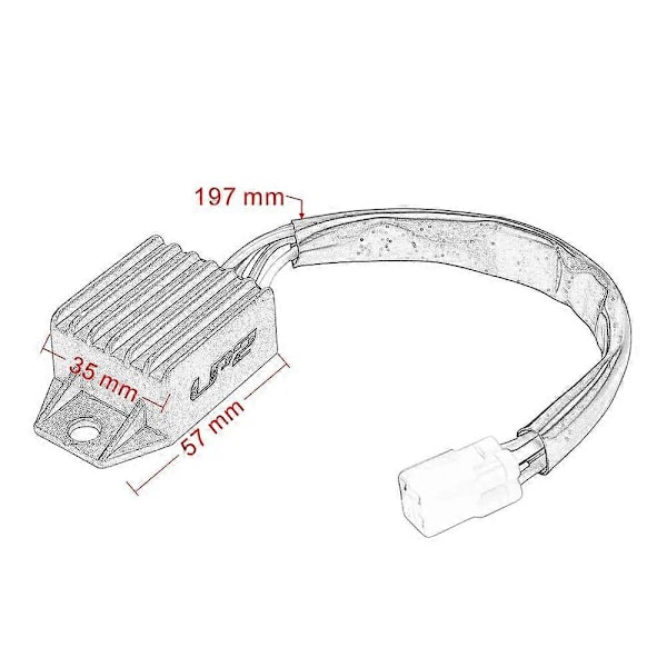 Likriktare Regulator För Honda CRF250X CRF450X 2005 - 2008 2009 2010 2011 2012 2013 2014 2015 CRF 250 450 X / CRF 250X 450X
