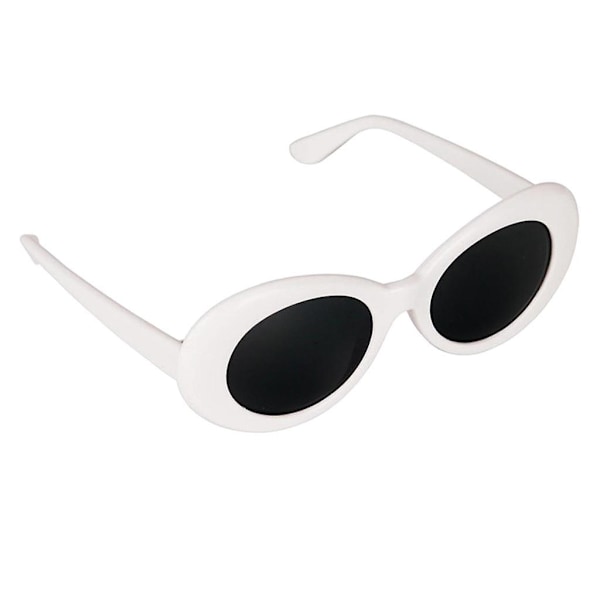 Retro Clout Goggles Briller Oval Bold Mod Tyk Ramme Solbriller Pakke Af 2