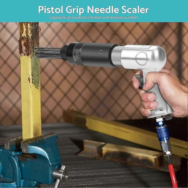 Luft Nål Rustfjerner, 19 Nåle 3000 Omdr. Pneumatisk Nål Rustfjerner 1/4\" 10 Cfm 35 Cm 2025