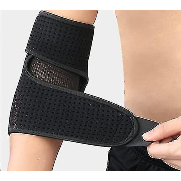 Støtte til mænd og kvinder, justerbar albuestøtte, armbind, albuerem, albuestøtteærme til golfalbue, tennisalbue, lindring af gigt (1 stk)