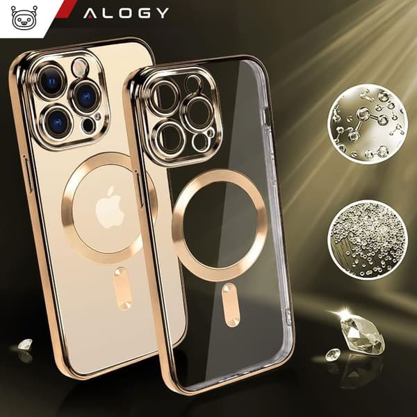 Alogy Ring Case MagSafe Mobilskal för Apple iPhone 14 Pro Max Guld