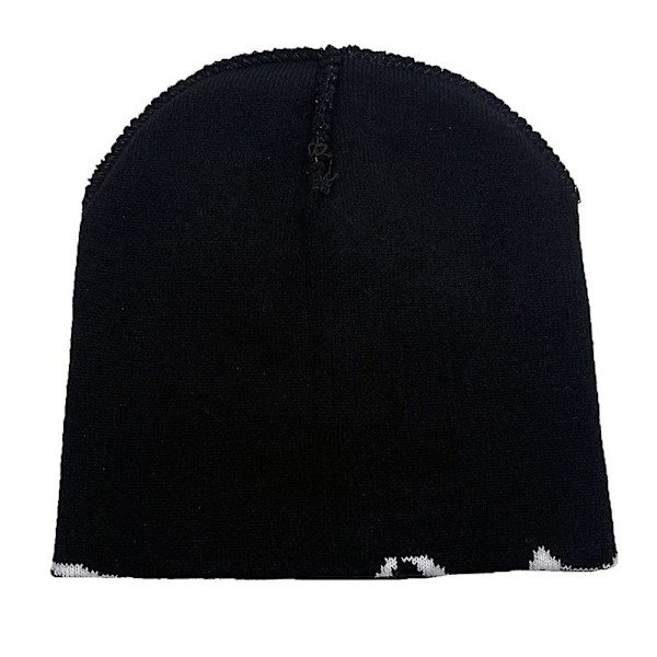 Spider Web Beanies Hat til Mænd Kvinder Unisex Universal Vinter Cuffed Hat Blød Varmt Strikket Beanies Cap