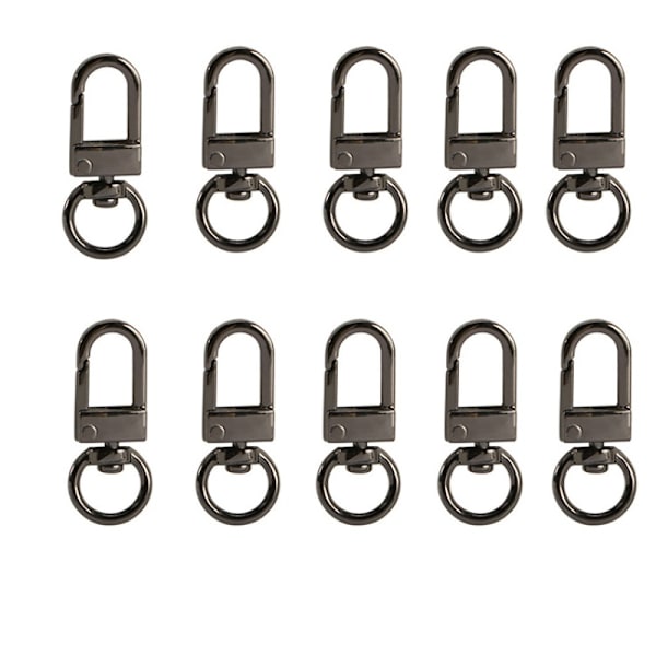 Set med 10 dörrkrokar av premiumkvalitet Silver