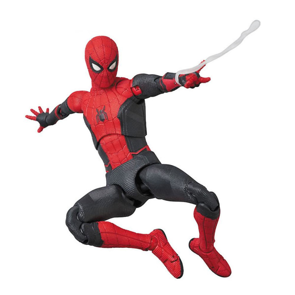 Spider-Man Actionfigur Mafex nr 113 Spider-Man Far From Home Actionfigurer Leksaker Gåvor till barn Pojkar