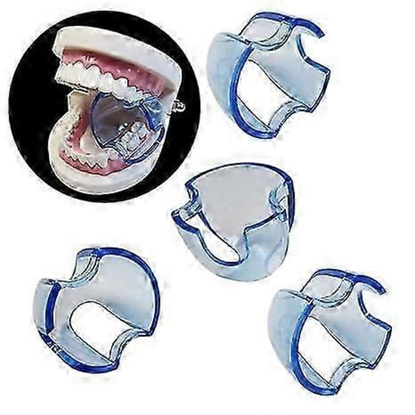 Dental Ortodontisk Läpp-Kindretraktor Expander Munöppnare Autoklaverbar för Bakre Tänder (15 stycken/lot)