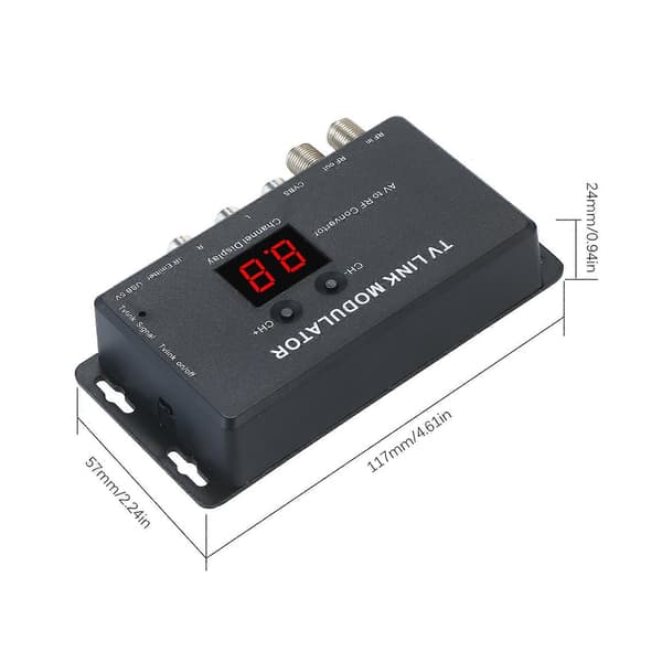TVLINK Modulator AV til RF-konverter & IR-forlenger RF-modulator