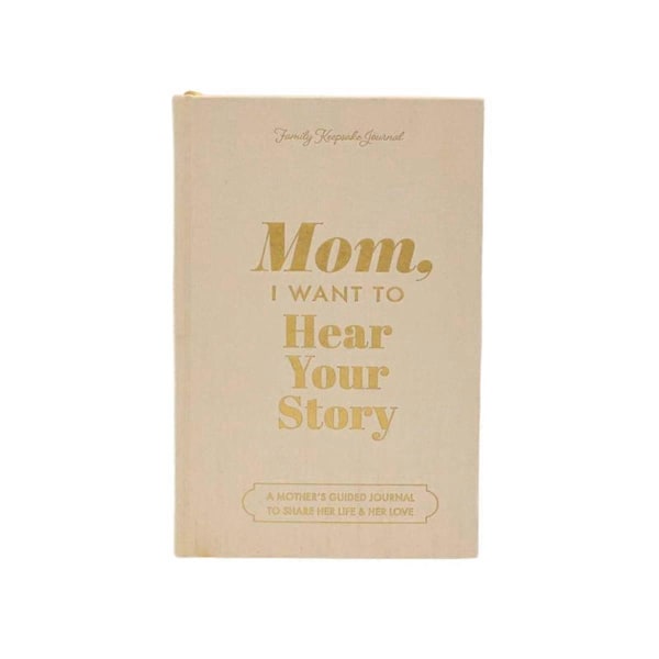 Mamma, jag vill höra din berättelse Läder Inbunden Bokmärke Mamma Berätta Din Livshistoria Journal