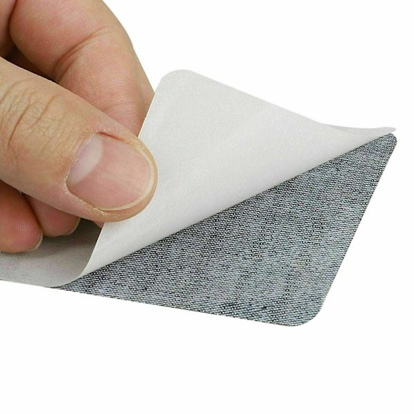 20 stk. Stryge-på-lapper Jeanslapper Denim Stof lapper Syfri Reparationsklud Knæ Bukser lapper 4 Størrelser