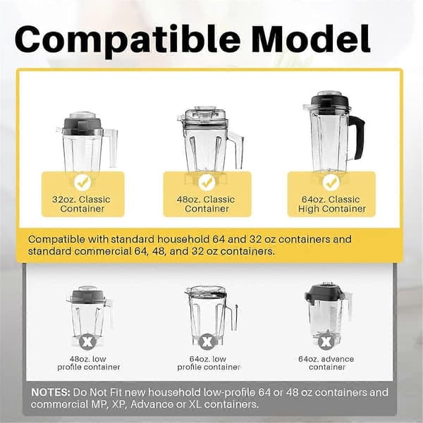 Bladerstatning for Vitamix Blender Vått Blad Erstatning