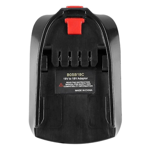 Adapterkonverter Bosb18c Bruk Kompatibel Bosch 18v Li-ion Batteri Bat618
