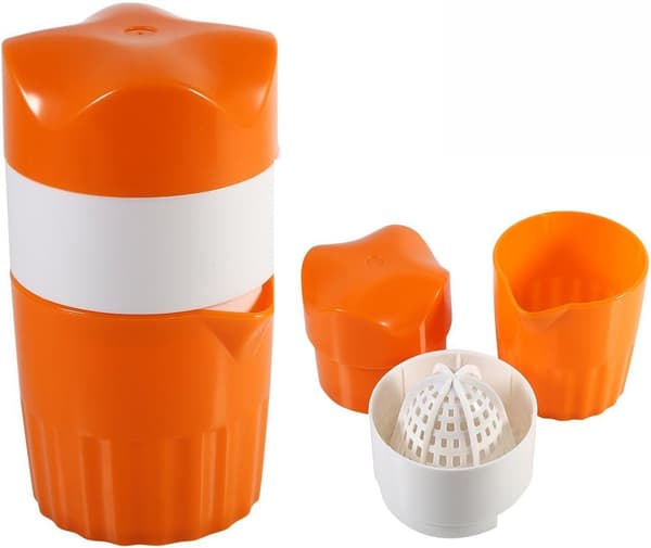 Manuell plastjuicer för citroner och apelsiner