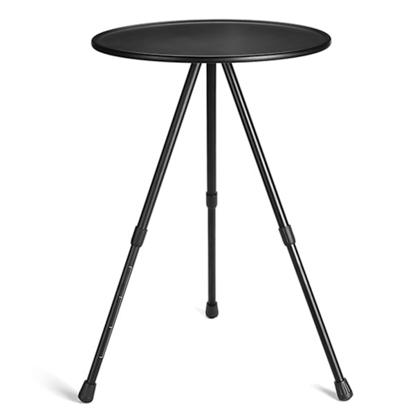Rundt Klapbord Sort Ultralet Løftbart Aluminiumlegering Klapbord til Udendørs Picnic Rejser