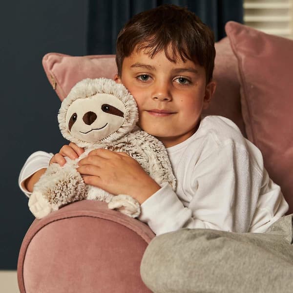 Warmies Junior Mikrobølgeovn Marshmallow Sloth - 22 cm