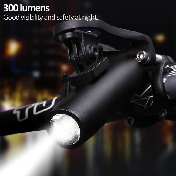 Bike Light Front LED Rechargeable 300LM