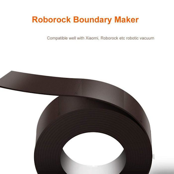 Barriärtejp Robotdammsugare Roborock/Mi Robot Vacuum - 2m Svart