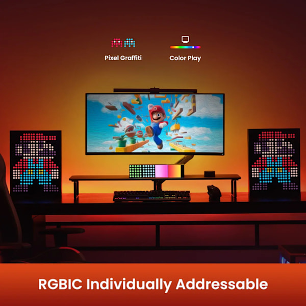 Yeelight Cube Smart Lamp - Light Gaming Cube Panel - Rooted Base