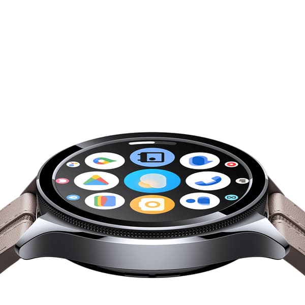 Xiaomi Watch 2 Pro - Bluetooth®  Silver Case with Brown Leather Strap
