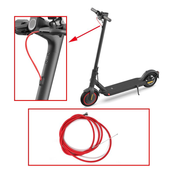 Xiaomi Original Brake Cable-Mi Electric Scooter Pro Röd