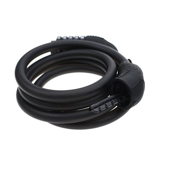 Musta kaapelilukko 1,8 m skootterille pro 2/1s/3/essential/1s nordic