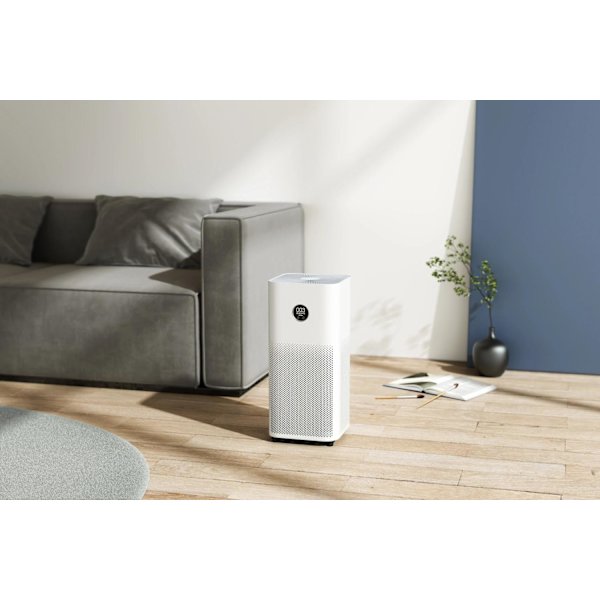 Xiaomi Air Purifier 4: Kraftfull smart luftrenare, HEPA-filter för allergiker Vit