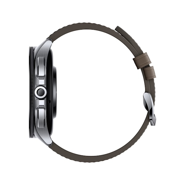 Xiaomi Watch 2 Pro - Bluetooth®  Silver Case with Brown Leather Strap