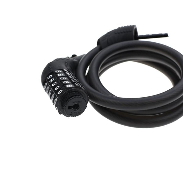 Cable lock svart 1.8m för scooter pro 2/1s/3/essential/1s nordic