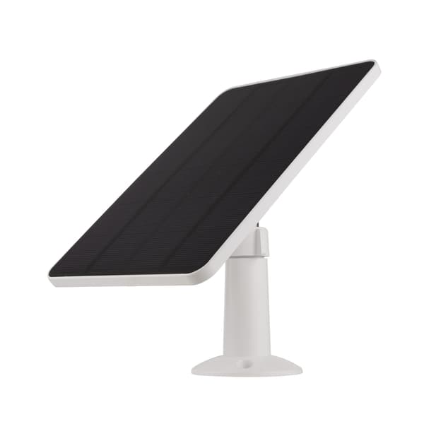Solcellepanel 4W for Eufy Eufycam 2/2 Pro/2C/2C Pro/E Veggfeste med 9,8 fot strømkabel hvit 1 stk
