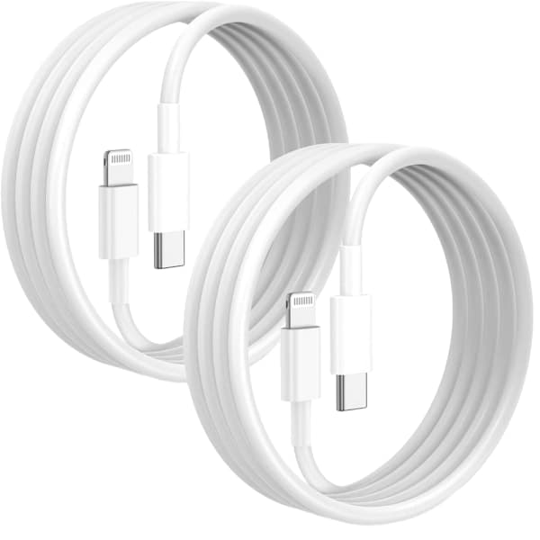 USB-C till Lightning-kabel för iPhone, 2-pack 2M Apple Snabbladdningskabel, Typ C till Lightning 2M-kabel för Apple iPhone Pro/ Pro Max