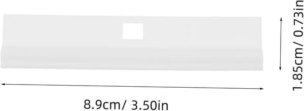 Vertical Blind Hangers (89mm) Replacement White Hangers for Slats Louvre DIY Adjustable Vertical Blind Accessories 20-Pack.