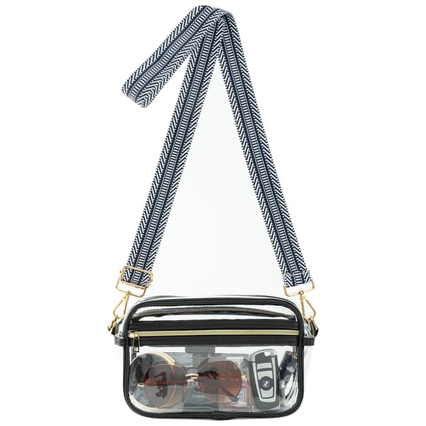 Transparent PVC Crossbody Bag with Adjustable Strap 273