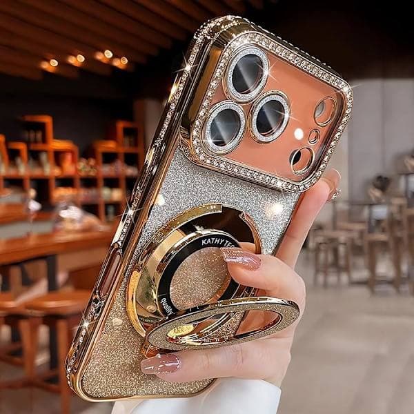 Magnetic Case with Stand for iPhone 17 Pro Max, Magsafe Compatible & Camera Lens Protection[JSR],A